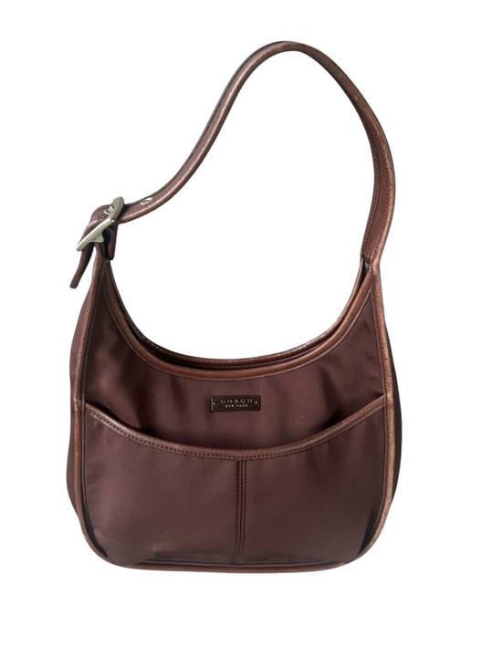 Coach Handbags - Coach Vintage y2k Ergo Neoprene brown shoulder bag style 6203 leather trim